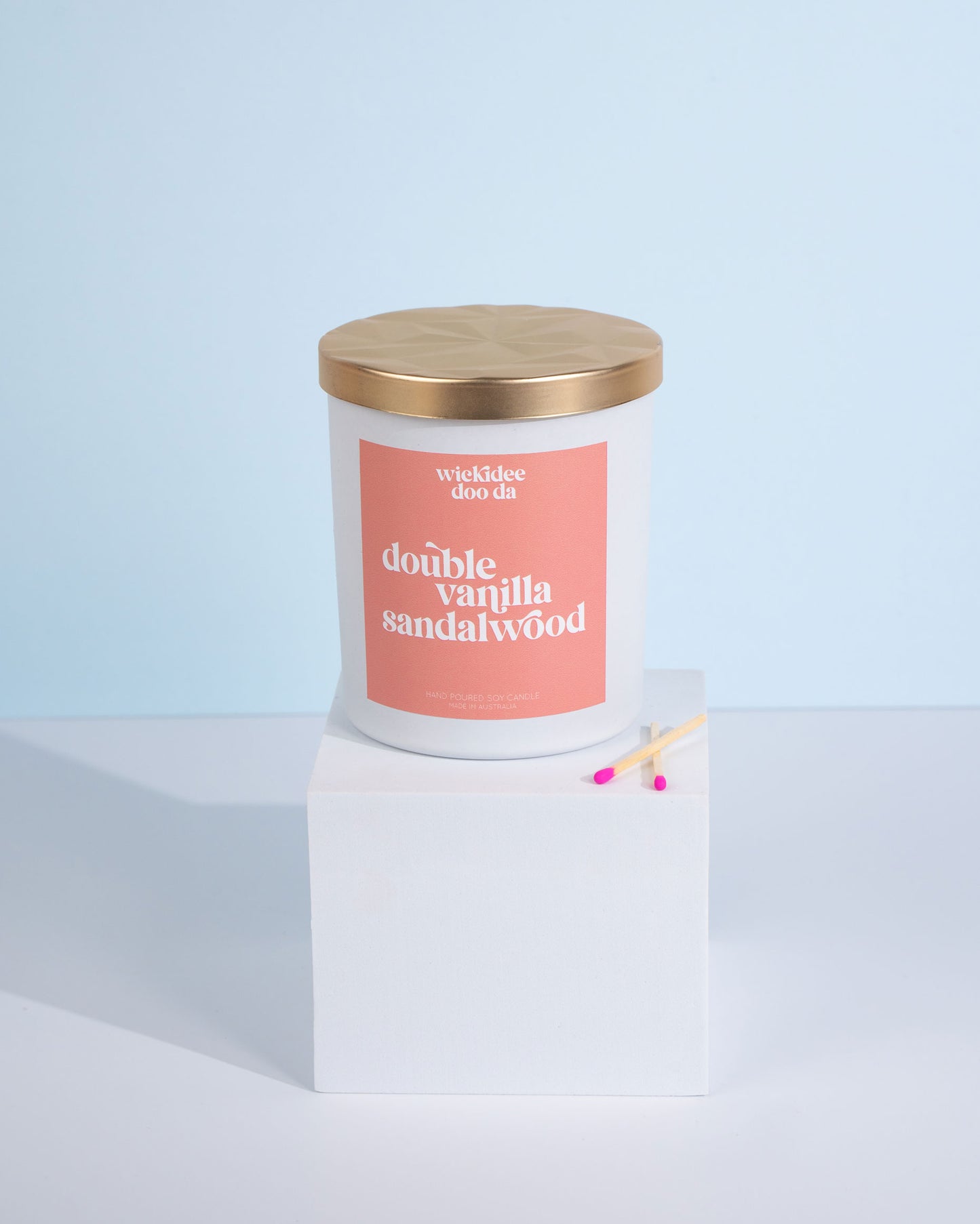 Double Vanilla & Sandalwood Soy Candle | Large