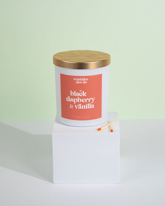 Black Raspberry & Vanilla Soy Candle | Large